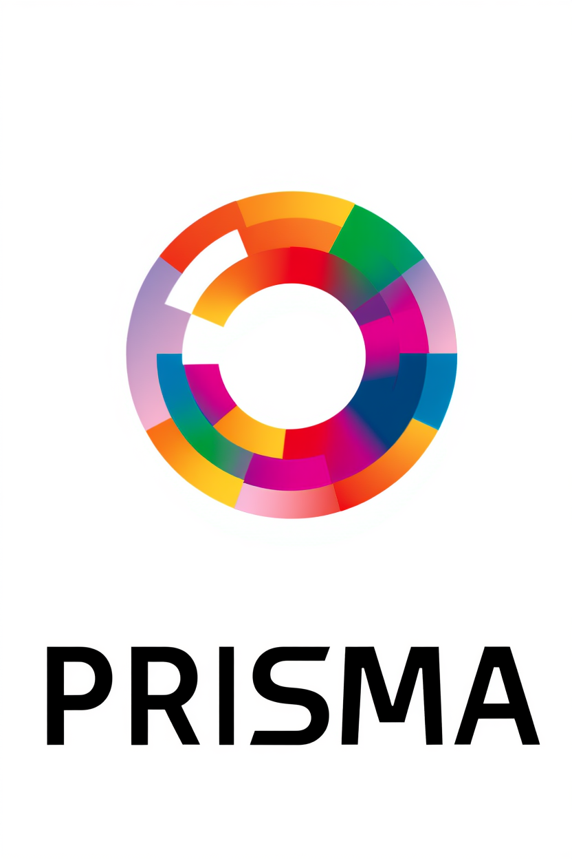 Multicolour Prisma – Modern Abstract Geometric Wall Art Print