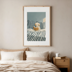Dog Reading – Whimsical Minimalist Poster