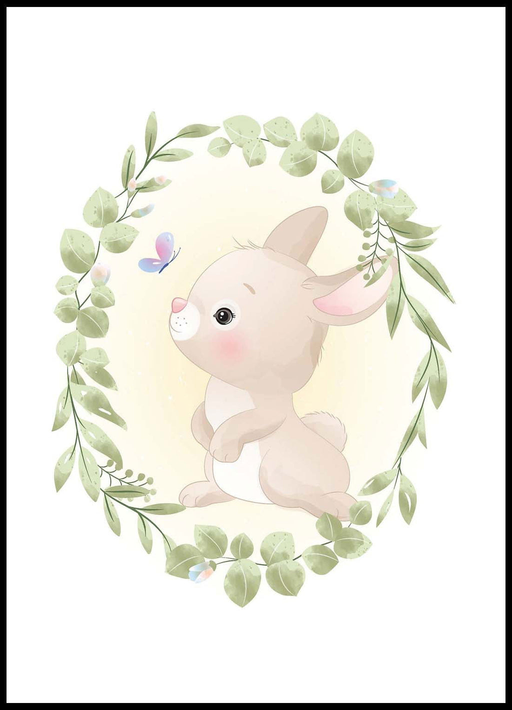 Rabbit with Butterfly