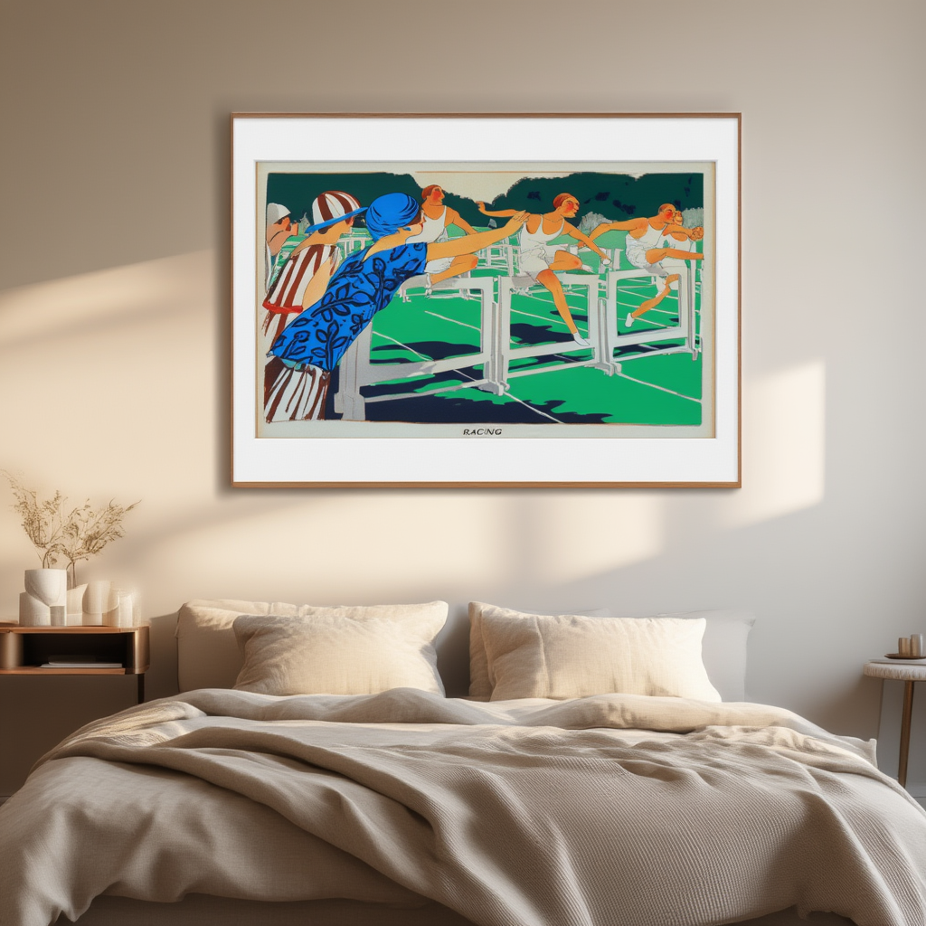 André Édouard Marty – Modes et Manières d’Aujourd’hui Vintage Fashion Illustration Poster