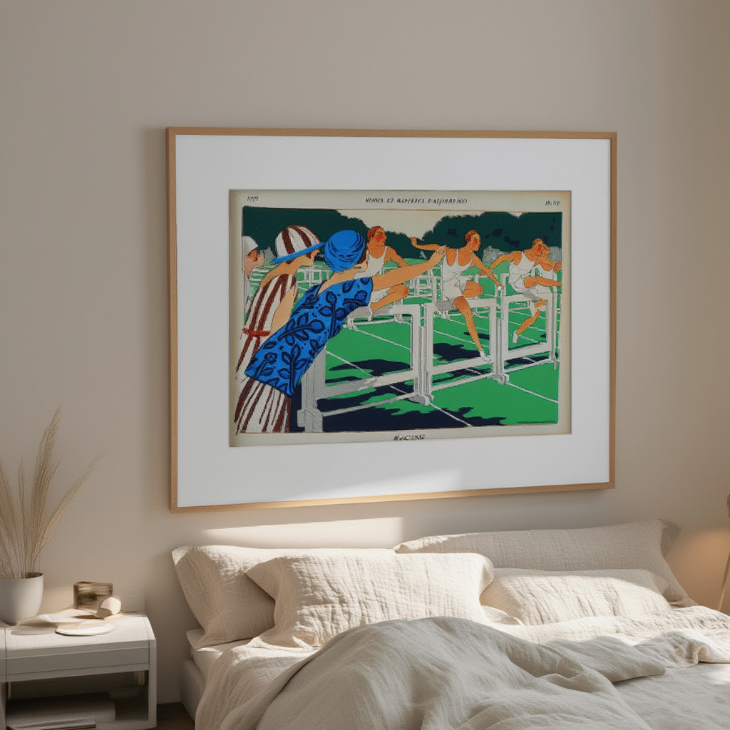 André Édouard Marty – Modes et Manières d’Aujourd’hui Vintage Fashion Illustration Poster