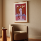 Modernist Vision – Contemporary Art Print | Minimalist Gallery Wall Décor