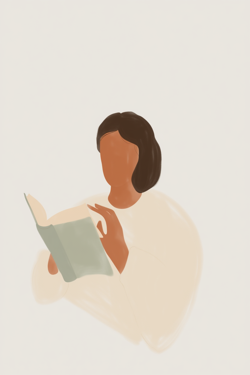 Set of 3 Woman Reading – Elegant Figurative Art Prints - Hakyarts