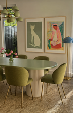 Set of 2 Modern Figurative Art Prints – Contemplative Figure & Woman with a Vase Gallery Set