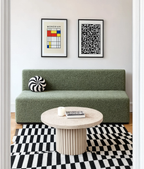 Set of 2 Bauhaus & Geometric Abstract Wall Art Prints – Mondrian & Dynamic Grid Gallery Set