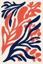 Vibrant Abstractions – Set of 5 Matisse-Inspired Prints - Hakyarts