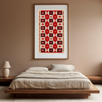 Kilim Print 2 | Geometric Kilim Rug-Inspired Art Print