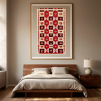 Kilim Print 2 | Geometric Kilim Rug-Inspired Art Print
