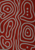 Red Labyrinth Series II | Contemporary Abstract Wall Art Print