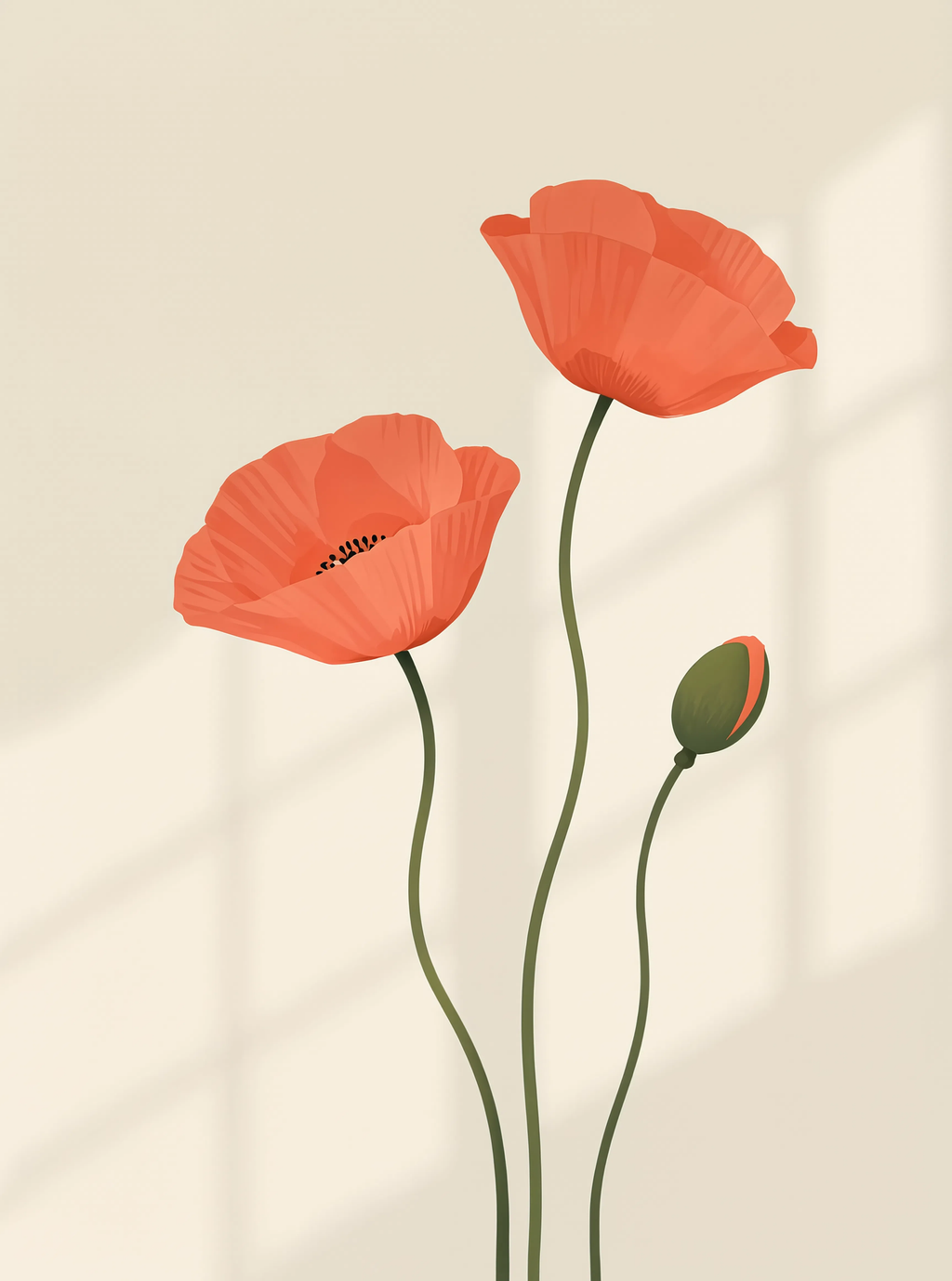 Set of 2 Wall Art Prints | Paul Signac Capo di Noli & Red Poppies