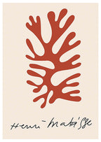 Red Cutout Poster