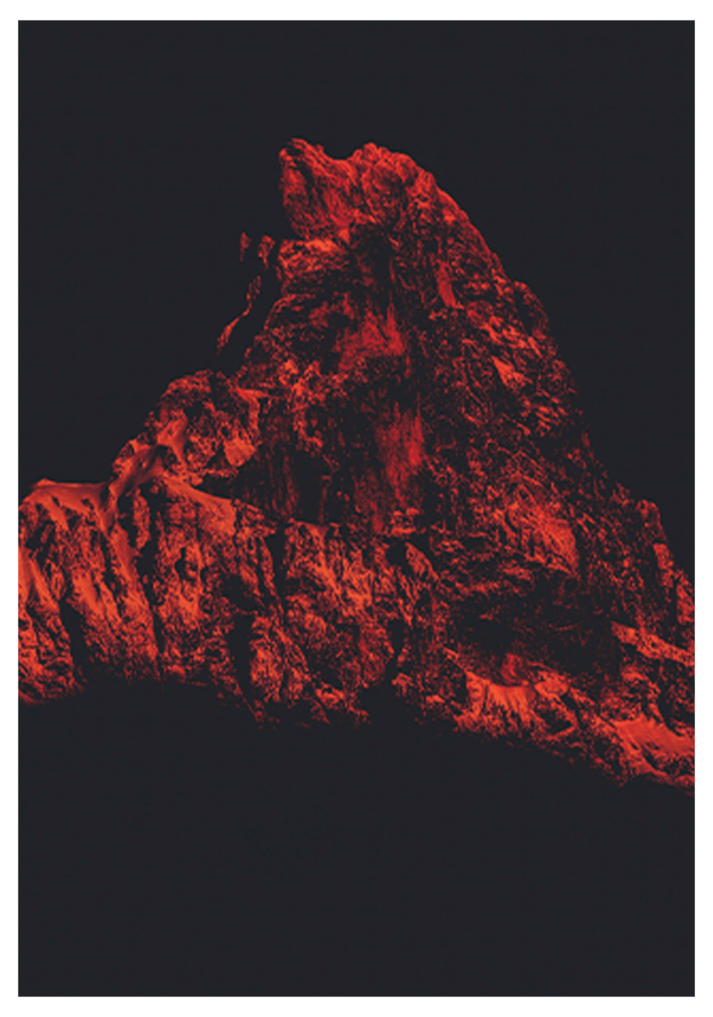 Red Mountain Poster - Hakyarts