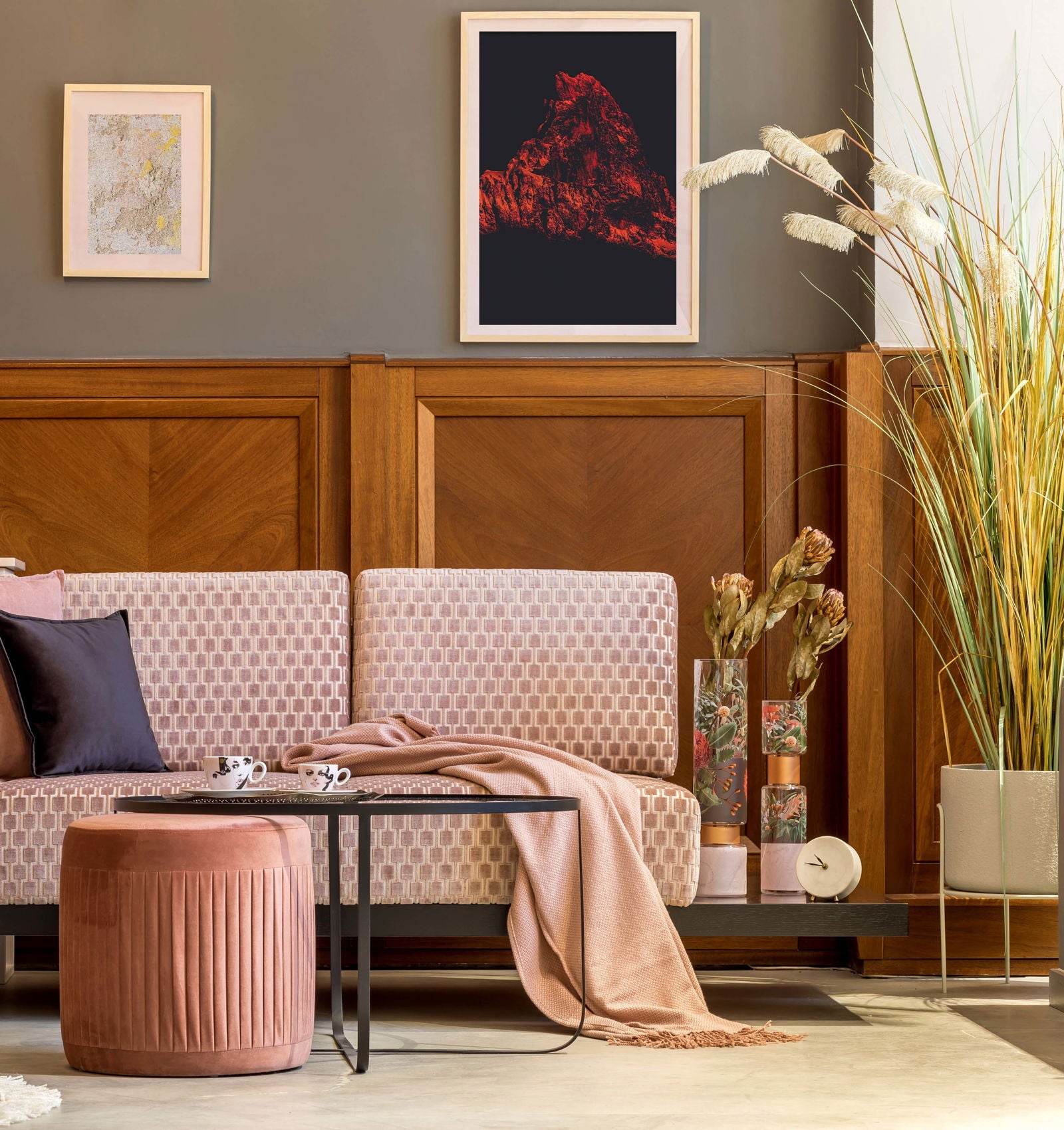 Red Mountain Poster - Hakyarts