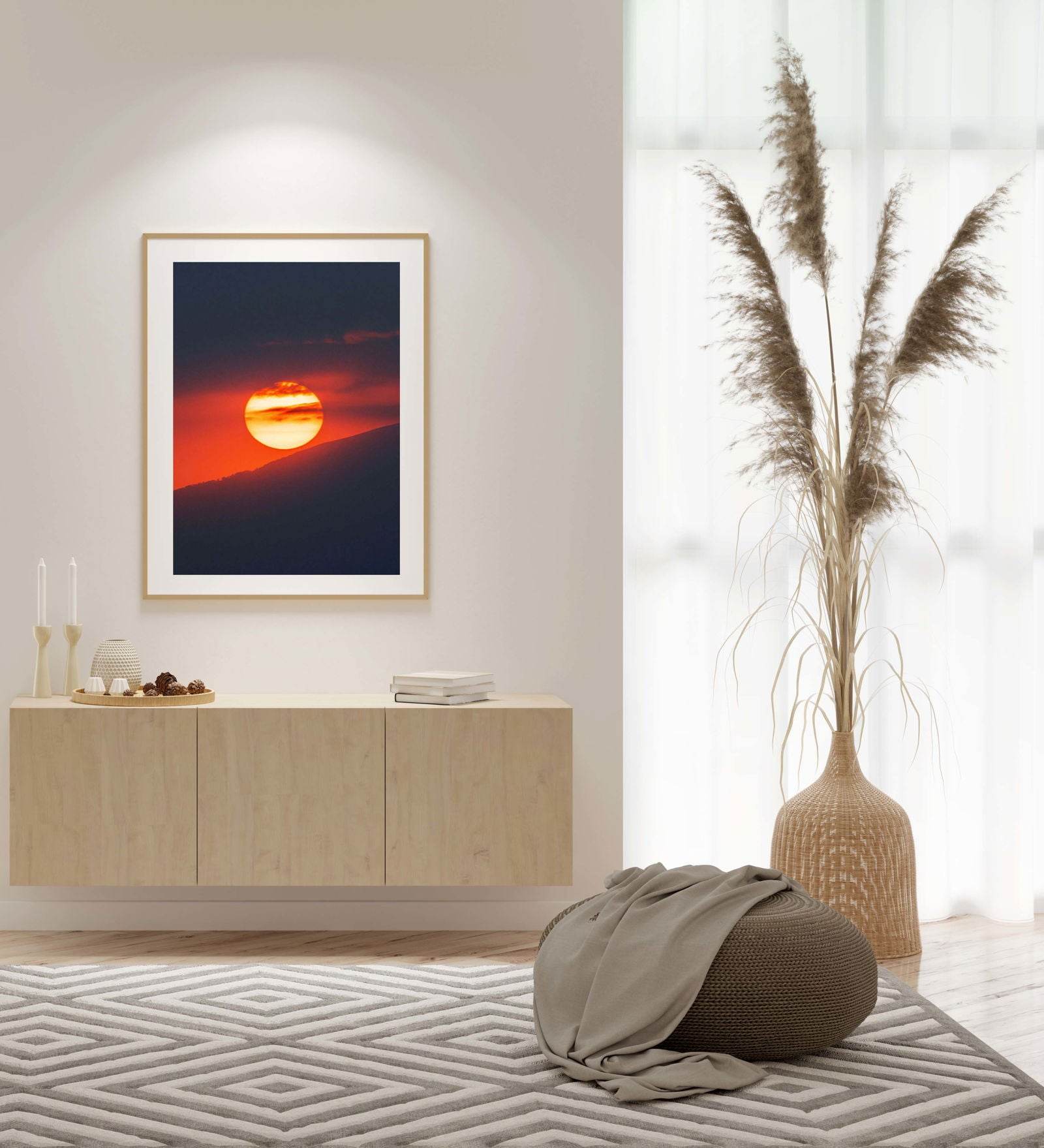 Red Sun Poster - Hakyarts