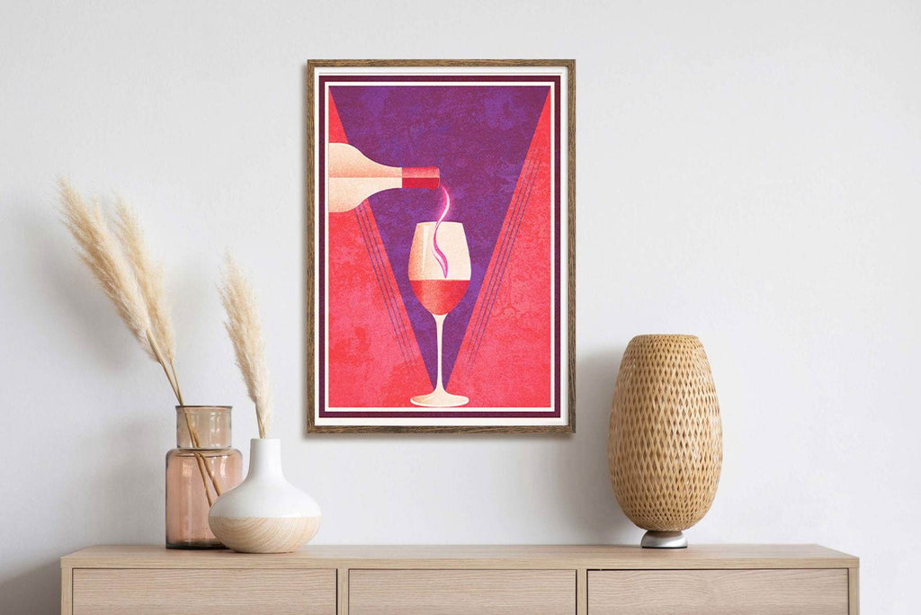 Red Wine Poster - Hakyarts