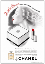 Summer Loveliness – Vintage Chanel Fashion Advertising Poster Print