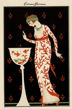 Georges Barbier – Fashion Plate: Goldfish – Art Deco Illustration Print