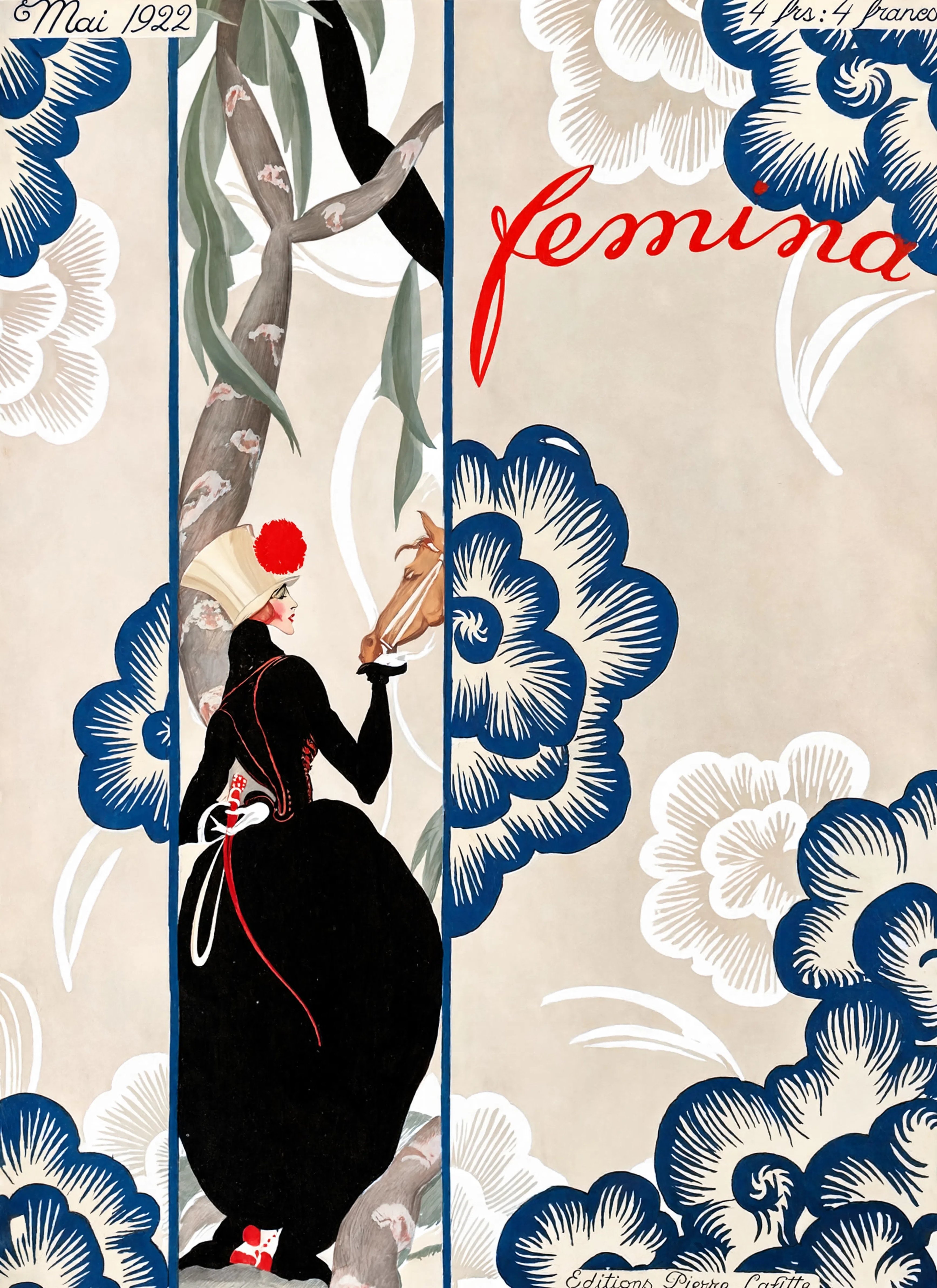 Femina Cover Vintage Magazine Art Print