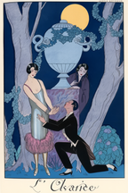 Georges Barbier – L’Avarice – Art Deco Fashion Illustration Print