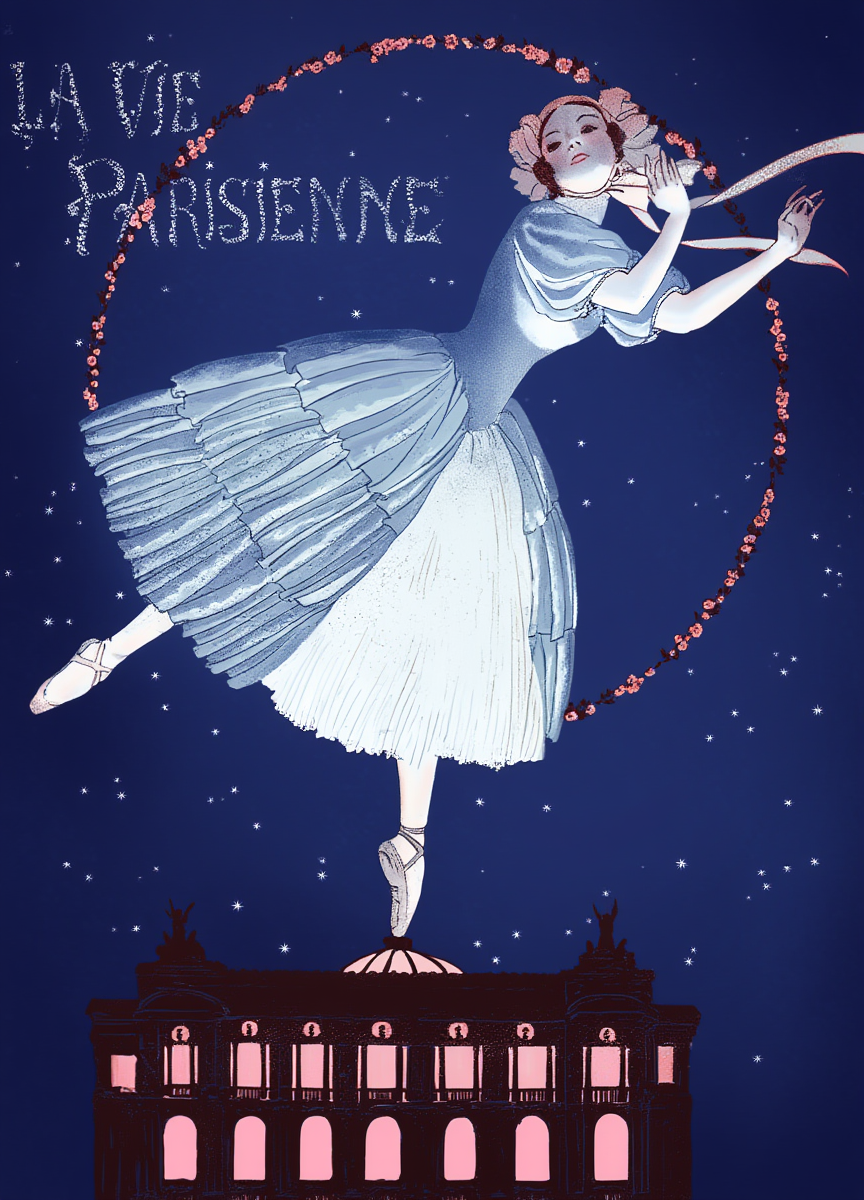 La Vie Parisienne Magazine Cover Vintage Art Print