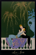 Georges Barbier – Le Feu – Art Deco Fashion Illustration Print