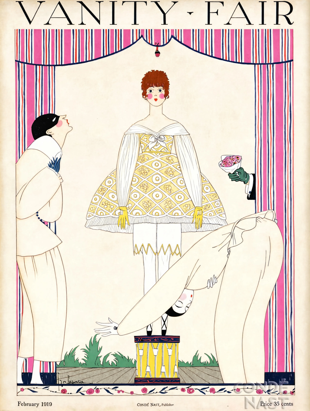 Vanity Fair Cover February 1919 – Vintage Magazine Art Print