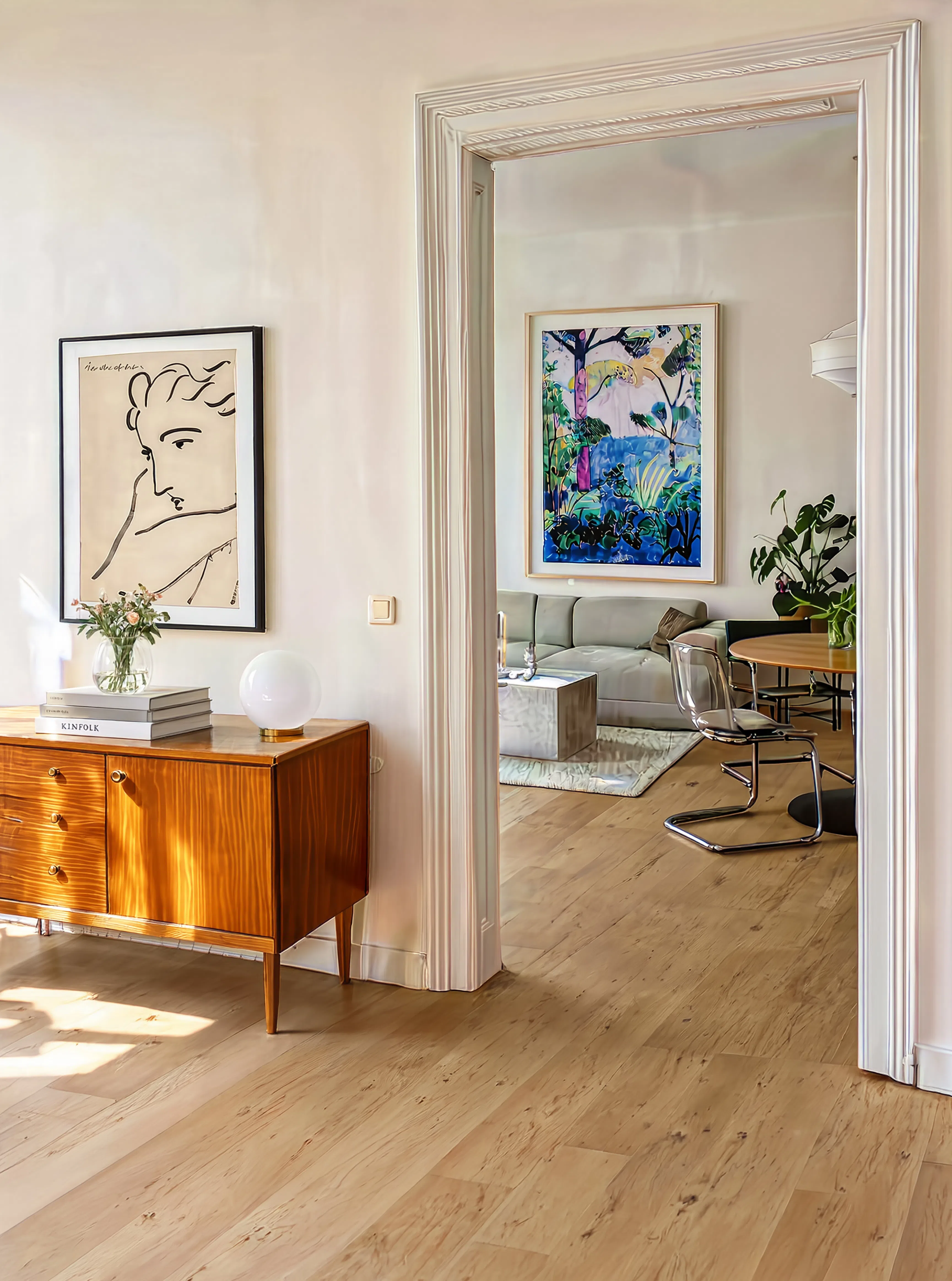 Set of 2 Henri Matisse Wall Art Prints – Profil de Femme & Moroccan Landscape – French Modernist Gallery Set