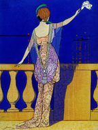 André Édouard Marty – Illustration Cover Vintage Fashion Poster