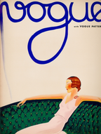 André Édouard Marty – Vogue Vintage Modeillustrationsplakat