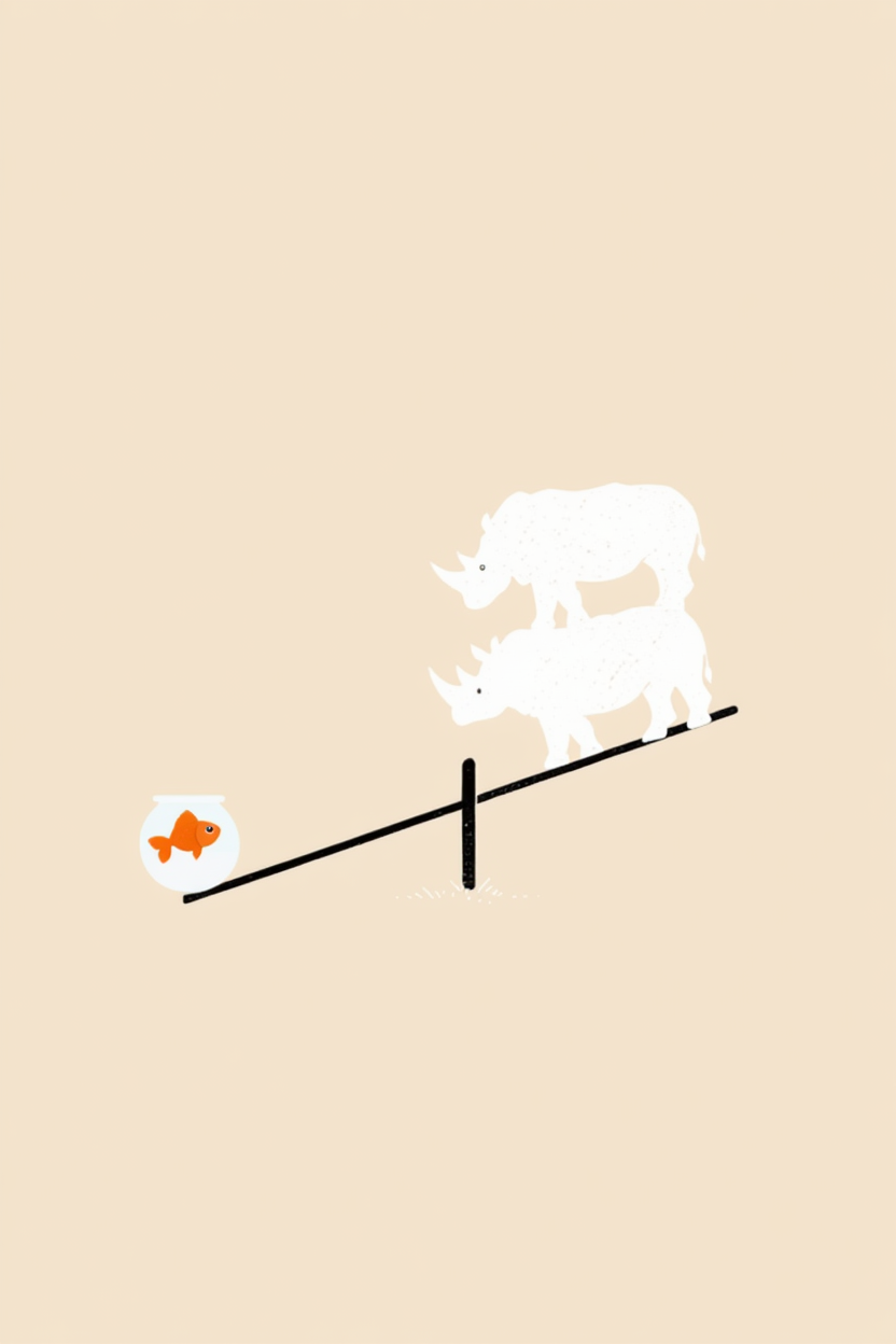 Set of 3 Rhinos, Bears & Hippos Prints