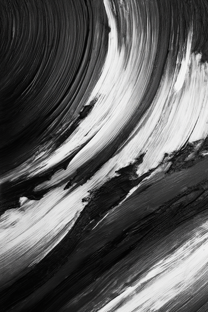 Expressive Black & White Art – Version 3 – Set of 3 - Hakyarts