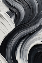 Abstract Black & White Canvas – Version 1 – Set of 3 - Hakyarts