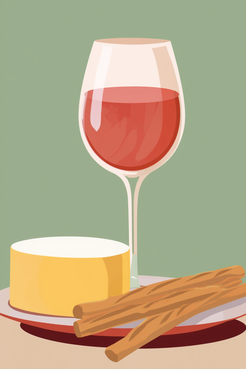 Wine & Cheese Bundle – 3-Piece Art Set - Hakyarts