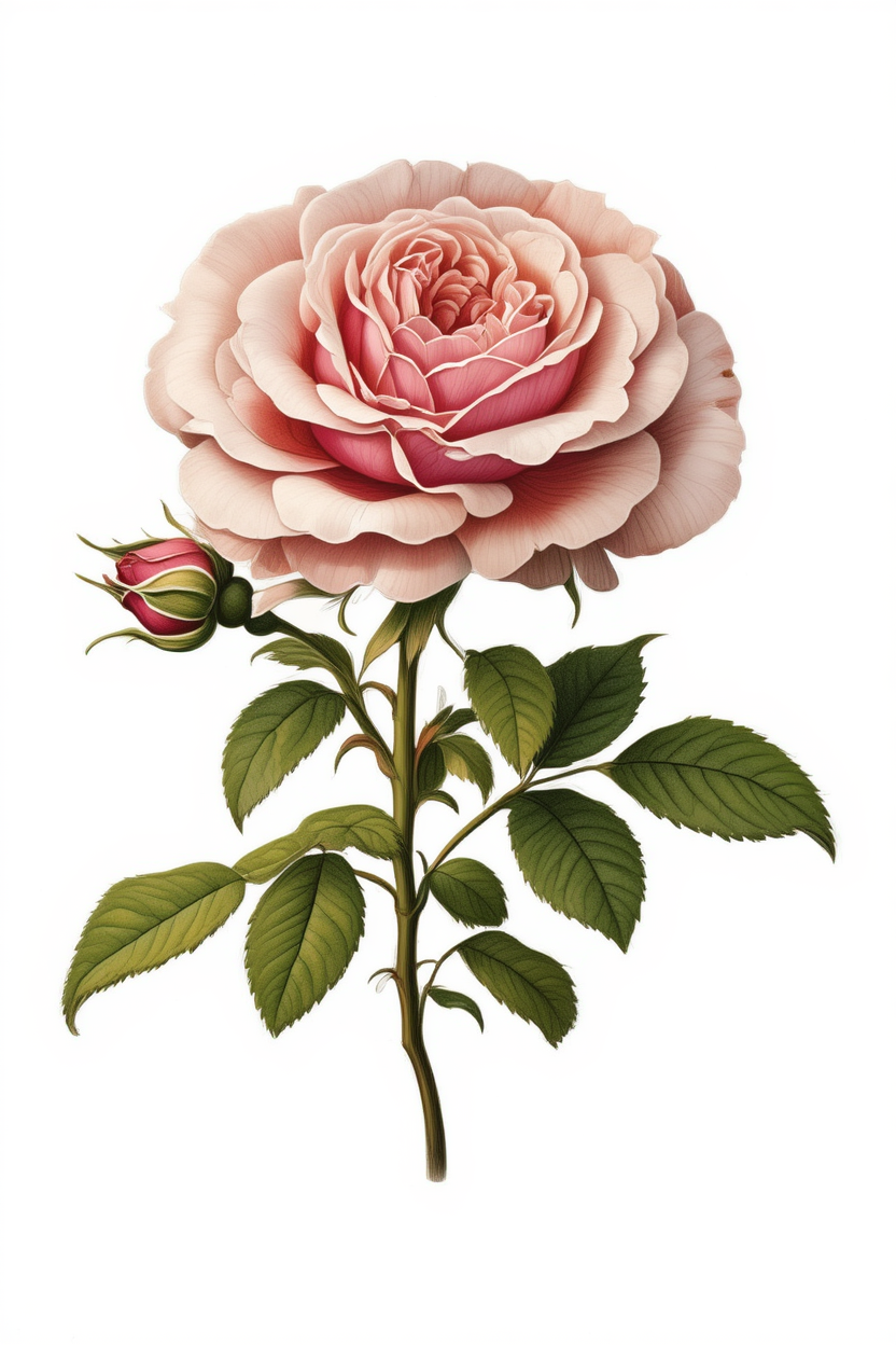 Timeless Blooms – 5-Piece Vintage Floral Wall Art Set - Hakyarts