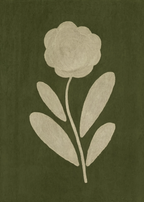 Rounded Bloom Botanical | Contemporary Botanical Art Print