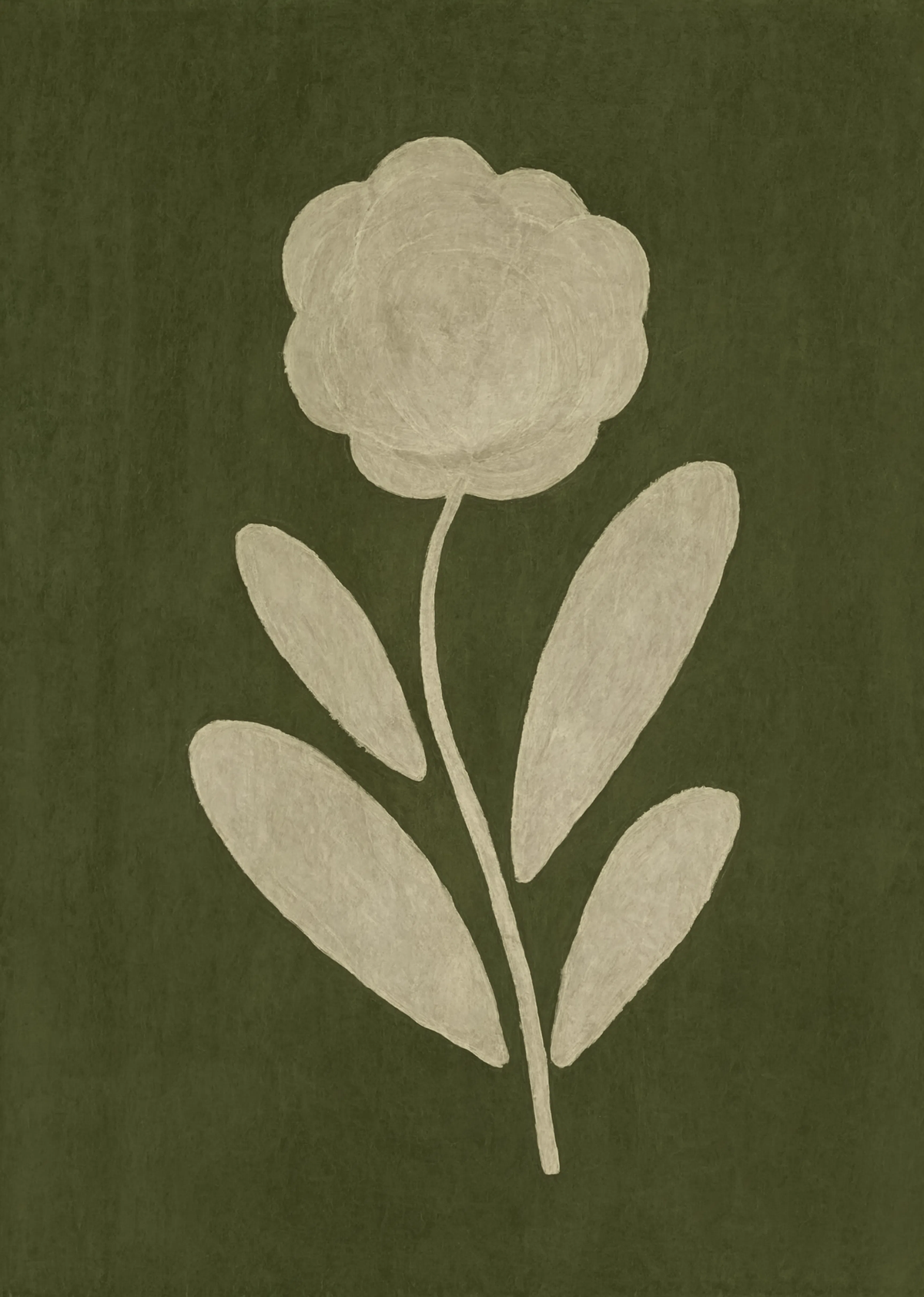 Set of 2 Rounded Bloom & Time for Yourself | Contemporary Botanical & Folk Art Prints