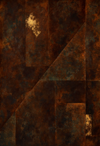 Rust Patina Abstract I | Contemporary Textured Abstract Wall Art Print