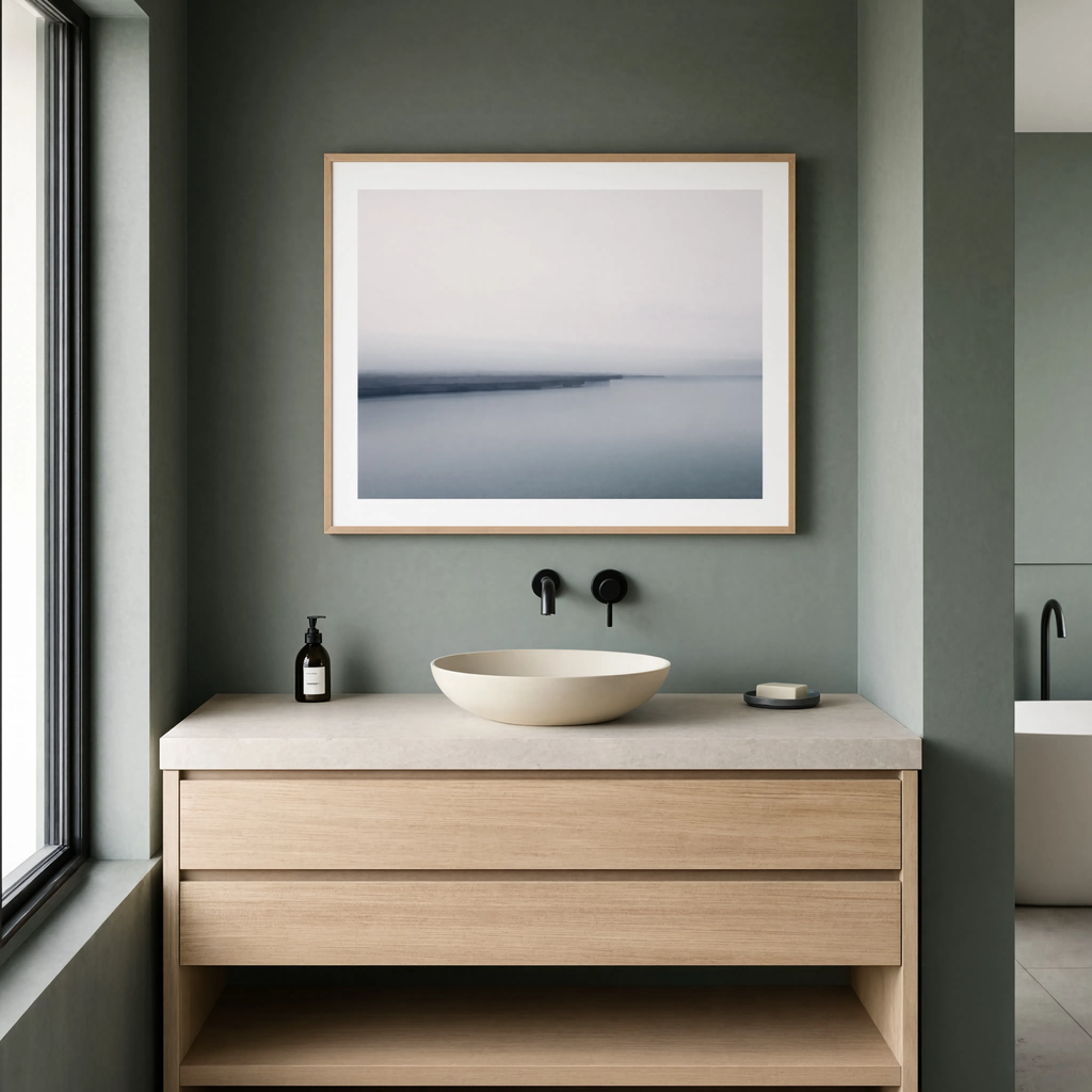 Coastal Calm | Modern Coastal Wall Art Print