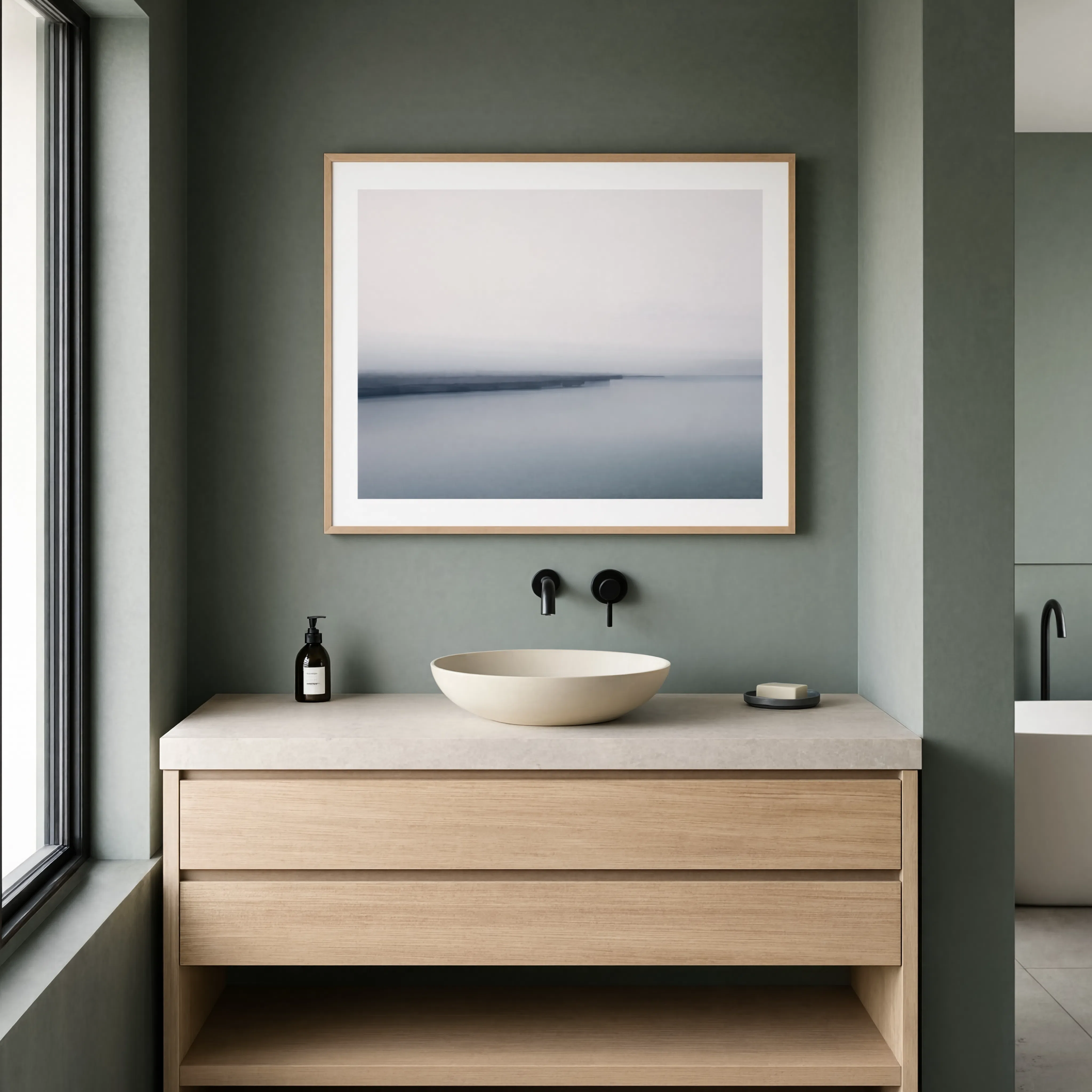 Coastal Calm | Modern Coastal Wall Art Print