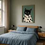 A Quiet Coffee | Contemporary Animal Wall Art Print