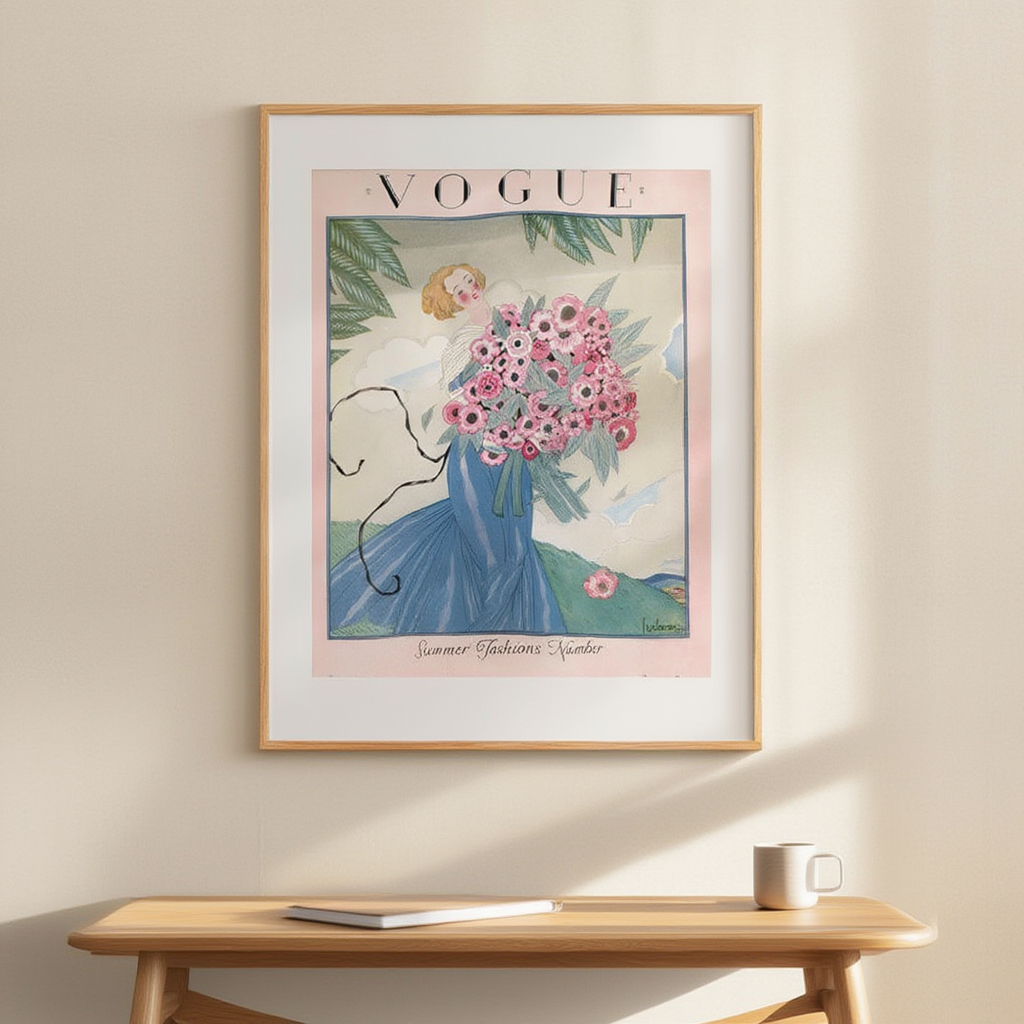 Vogue Summer Fashions Number – June 1, 1923 – Vintage Editorial Art Print