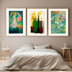 Set of 3 – Symbolist, Expressionist & Avant-Garde Abstract Prints - Hakyarts
