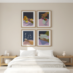 Set of 4 “Ordinary Day” Prints – Everyday Life Wall Art - Hakyarts