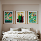 Set of 3 – Symbolist, Expressionist & Avant-Garde Abstract Prints - Hakyarts