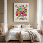 Radiant Roots – Afro-Latina Celebrations Print - Hakyarts