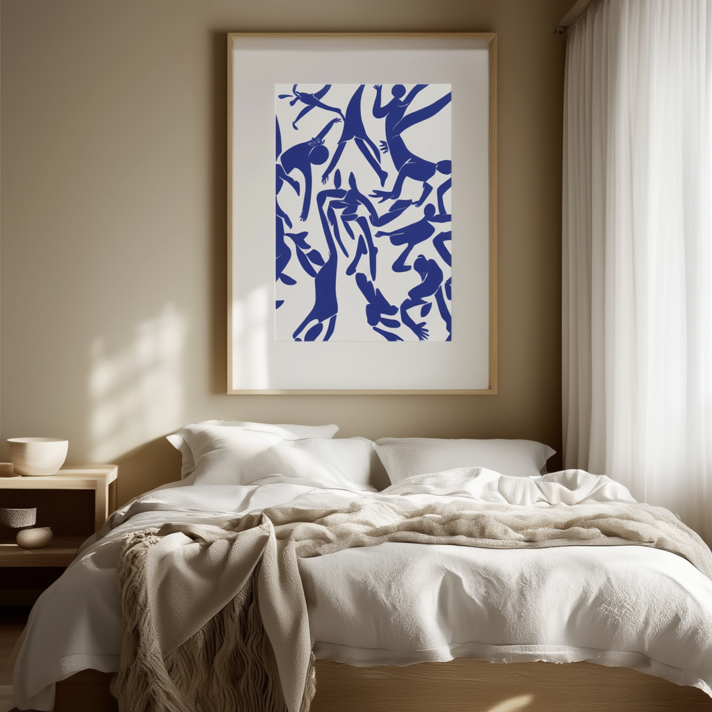 Acrobat & Cosmos – Surreal Acrobat Print - Hakyarts