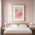 Bauhaus Geometry Poster | Modern Geometric Wall Art Print