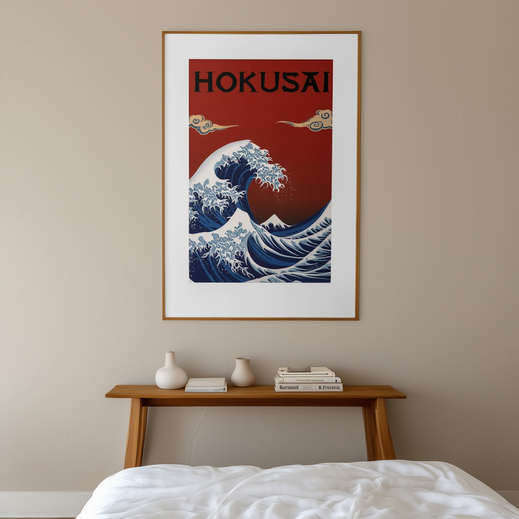 Hokusai – The Great Wave Print – Iconic Japanese Art Poster - Hakyarts