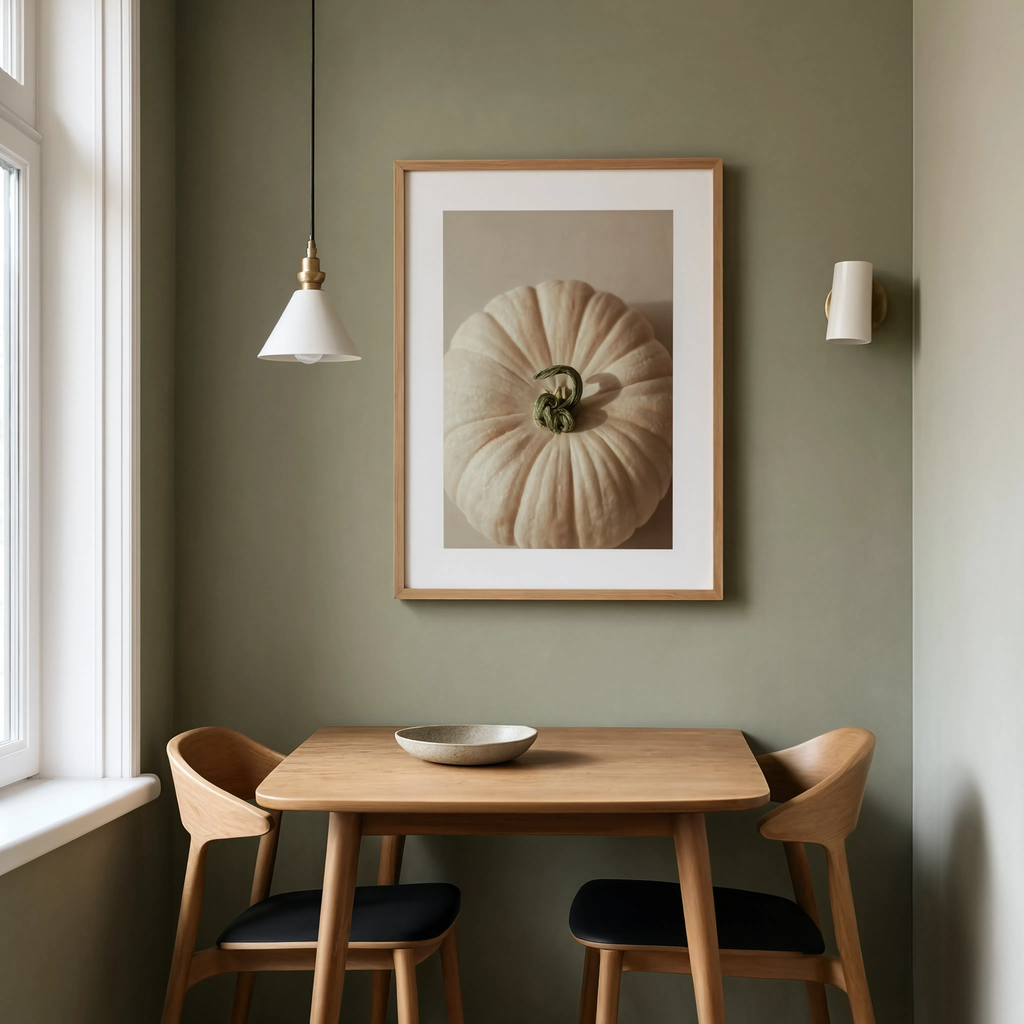 Pumpkin View | Contemporary Botanical Still Life Art Print