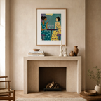 Martini Ladies Print | Cool Hue | Contemporary Cocktail Wall Art